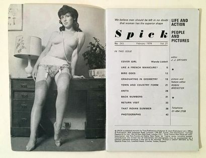 null [29 numéros de SPICK]. Publication anglaise des années 70, édité par Toco Publications,...
