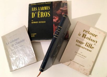null [4 VOLUMES]. Les Larmes d'Éros, B.I.E., Jean-Jacques Pauvert ; Docteur CAUFEYNON,...