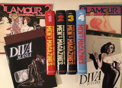 null [11 VOLUMES]. 3 Divas ; 3 Glamour ; Dian HANSON. The History of men's magazines,...
