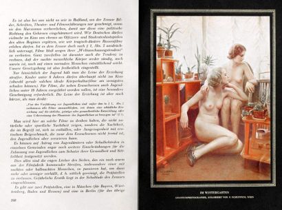 null [Mouvance de Magnus HIRSCHFELD]. Die Erotik in der Photographie. Die geschichtliche...