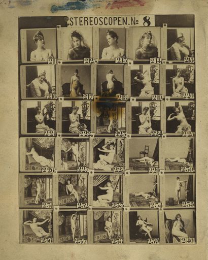  REUTLINGER (attribué à) & divers. Études de nu, vers 1890-1920. 25 épreuves argentiques...