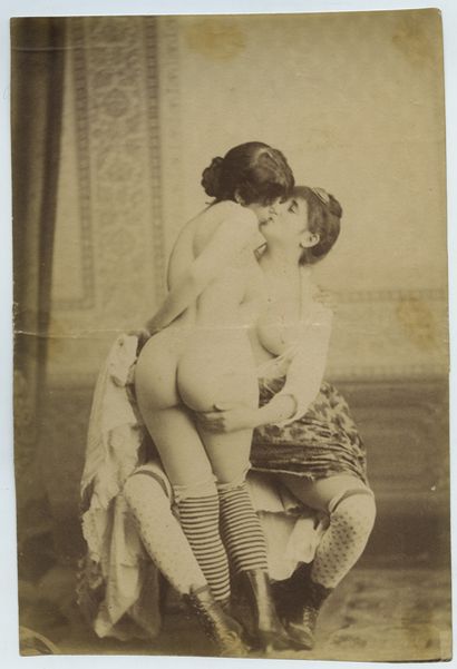 null [Le Premier Pornographe et divers]. Études de nu et divers, vers 1890-1910....