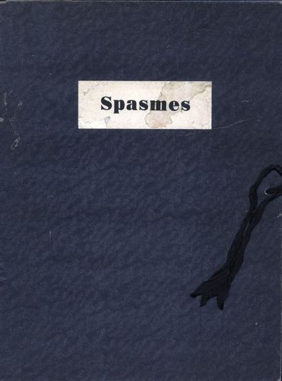 null Frans DE GEETERE (1895-1968). Spasmes, ne se vend nulle part . "Ce recueil de...