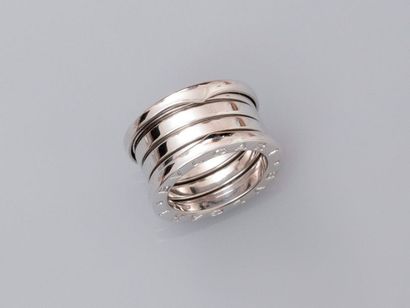 null BULGARI, B.ZERO1. Ring in white gold, 750 MM, signed , size : 48, weight : 9,65gr....