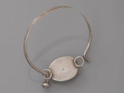 null Bracelet opening in, silver 925 MM, centé of a rutile cabochon, weight: 24gr....
