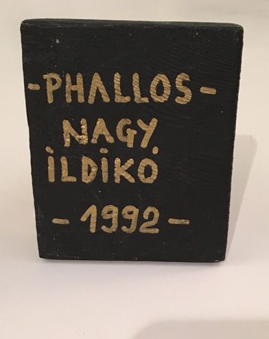 null Ildiko NAGY (née en Hongrie en 1981). Phallos, 1992 [vers 2010]. Sculpture en...