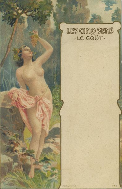 null Raphaël KIRCHNER (1875-1917). Fruits douces, Les Cigarettes du monde, etc. 10...