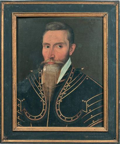 null École Française vers 1592 Portrait de François de Bonne de Lesdiguières gouverneur...