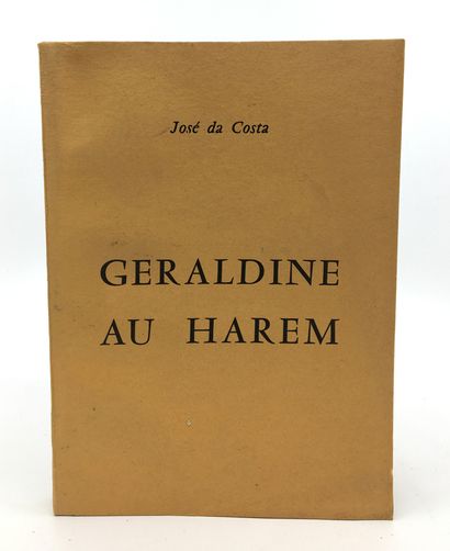 null José da COSTA. Géraldine au harem . Editions Paysannes, rue des Chars, Elbeuf....