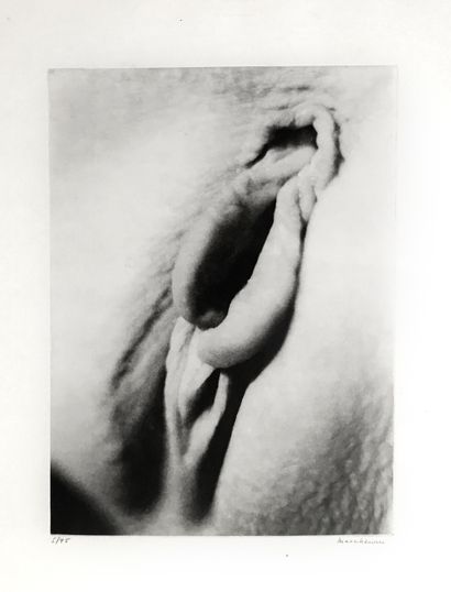 null Henri MACCHERONI (1932-2016). One of the 2000 photographs of the sex of a woman,...