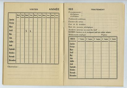 null [PROSTITUTION] Health book, white man's town. To be kept and presented to the...