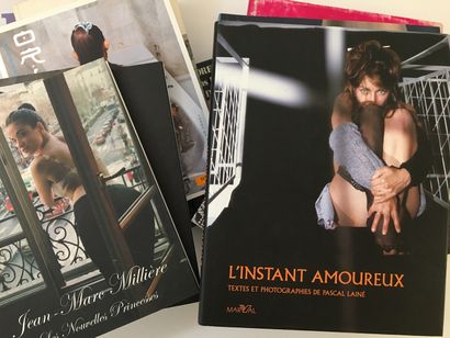 null 32 BEAUTIFUL BOOKS including Pascal LAINÉ, L'Instant amoureux - Jean-Marc MILLIÈRE,...