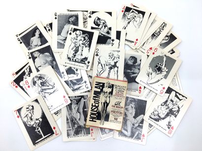 null BISHOP. Elegant playing cards for the bondage enthusiast, circa 1975. A 52-card...