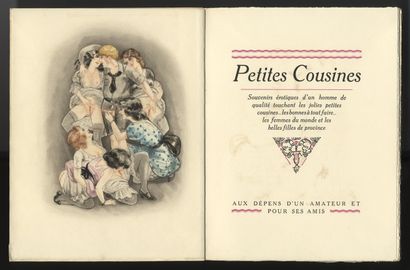 null [Pierre MAC ORLAN - Léon COURBOULEIX]. Petites cousines. Souvenirs érotiques...