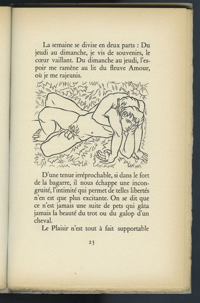 null [Marcel JOUHANDEAU - Elie GRAKOFF]. Tiresias. [Gallimard?], 1954. In-8 square...