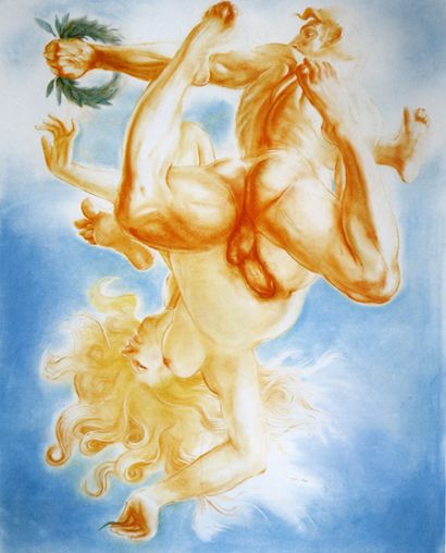 null Javier GIL (né en 1961). Convulsionès, 1998. Peinture sur toile, 145 x 120 ...