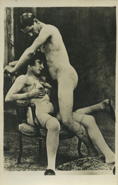 null [Unidentified photographers] Pornographs, ca. 1900-1930. 68 period silver prints...