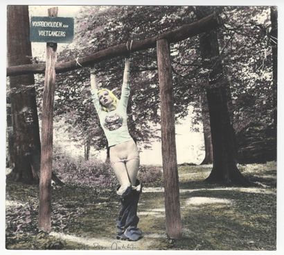 null Jean-Pierre MUHLSTEIN. Prisoners, outdoor scenes, circa 1980. 4 period silver...