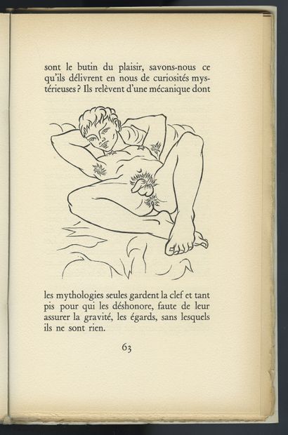 null [Marcel JOUHANDEAU - Elie GRAKOFF]. Tirésias. [Gallimard ?], 1954. In-8 carré...