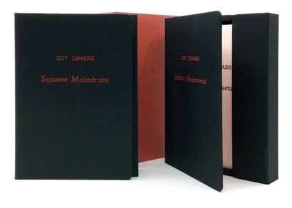 null Guy LEMAIRE. Satanic Magnificence, circa 1990. A box set covered with black...