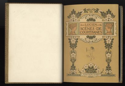 null Lucien de SAMOSATE. Scènes de courtisanes. L'Edition d'Ar, Piazza, Paris, 1901....