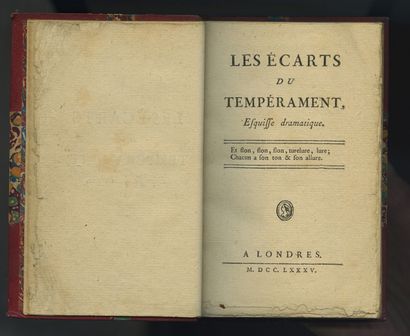 null [ANDRÉA DE NERCIAT, André-Robert]. Les Écarts du tempérament, or The Catechism...