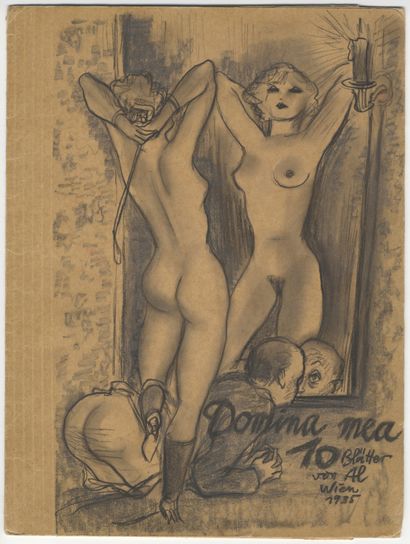 null Alex SZEKELY. Domina Mea, 10 Blätter von Al, Wien, 1935. 11 pencil drawings,...
