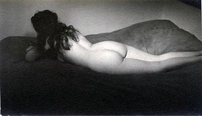 null Willy KESSELS (1898-1974). Nude study, lying down. Brussels, circa 1932. Period...