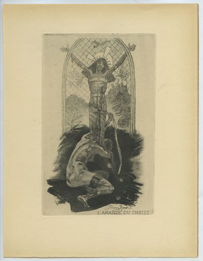 null Felicien ROPS. 6 engravings including : Useless and harmful works in color....