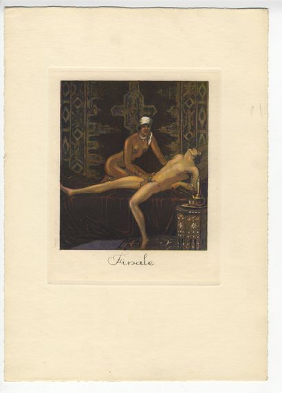 null [André LAMBERT] Ansaad de LYTENCIA. Les Seuils empourprés, ten erotic evocations...