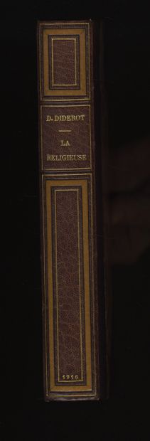 null Denis DIDEROT - Martin VAN MAELE. La Religieuse. Jules Chevrel, Paris, 1916....