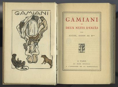 null [Alfred de MUSSET] Alcide, Baron de M***. Gamiani ou Deux nuits d’excès. À Paris,...