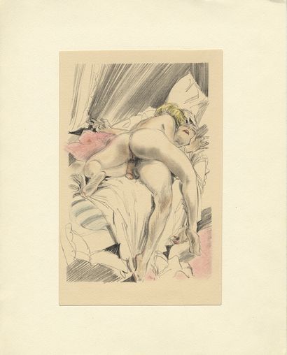 null [ROJAN]. Idylle Printanière, vers 1938. In folio (33 x 25) de 31 ff., étui carton,...