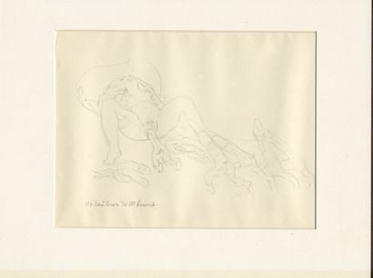 null Leo PUTZ (1869-1940). Erotica, vers 1900. 10 dessins originaux ; 6 aux crayons...