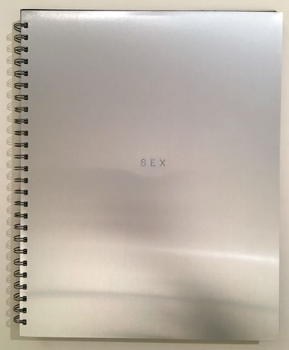 null [MADONNA] Madonna sex. Vade Retro éditions, Paris, 1992. Aluminium cover, spiral...