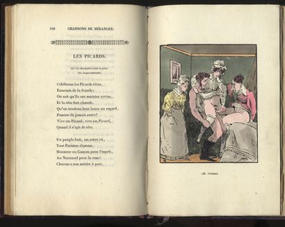 null CURIOSA. Pierre-Jean de BÉRANGER. Œuvres complètes de P.-J. de Béranger. Tome...