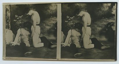 null [Various photographers] Gender scenes, nude studies and pornography, ca. 1900-1930....