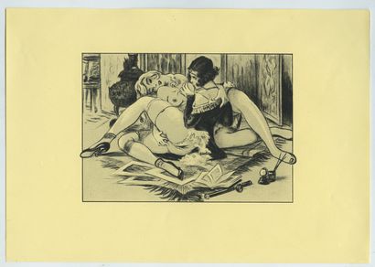 null [Dr BOISSIER - Jean MORISOT] La Guirlande de Priape, text and drawings by two...