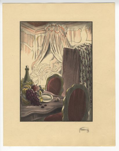 null [André COLLOT] Memoirs of Casanova. Twenty coloured etchings. Paris [Paul Cotinaud],...