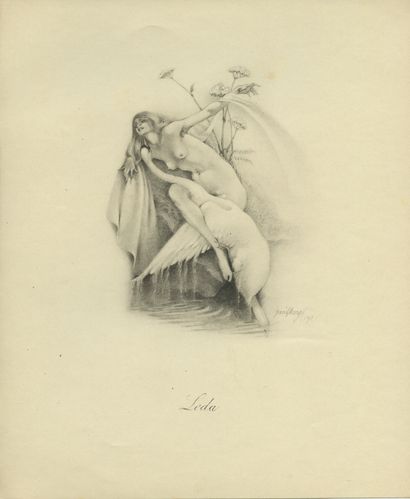 null Margit GAAL. 12 drawings by Margit Gaal, private edition, Paris, 1920. Publisher's...