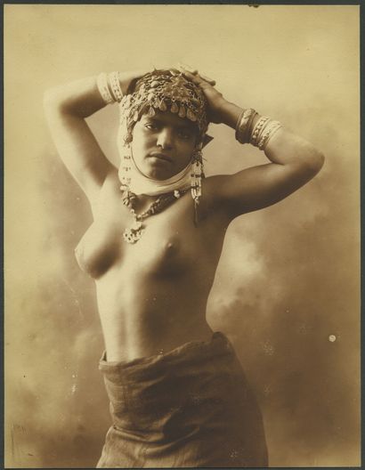 null 
Jean GEISER, attributed to. Study of nude, circa 1920. Period silver print,...