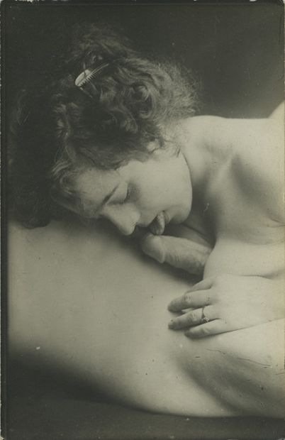 null [Unidentified photographers] Pornographs, ca. 1900-1930. 68 period silver prints...
