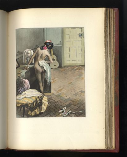 null Pierre LOUŸS - P. RIOM. La Femme et le pantin. Piazza, Paris, 1903. In-8 de...