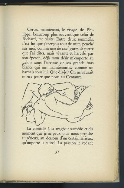 null [Marcel JOUHANDEAU - Elie GRAKOFF]. Tirésias. [Gallimard ?], 1954. In-8 carré...