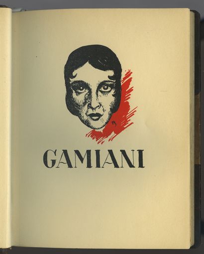 null [Alfred de MUSSET]. Gamiani. [Paris, circa 1930]. In-8 of 112 pages 2 folds,...