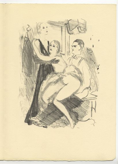 null Pierre LOUŸS - Marcel VERTÈS. Erotic poetry by a famous author, illustrated...