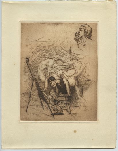 null Noë GEORGES and Marie MÉROVÉ. Pull the anklet, 18 compositions drawn and engraved...