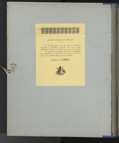 null [ROJAN]. Spring Idyll, circa 1938. In folio (33 x 25) of 31 ff., cardboard case,...
