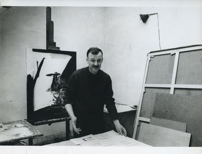 null André MARFAING (1925-1987) peintre et graveur, non figuratif, associé à l'art...