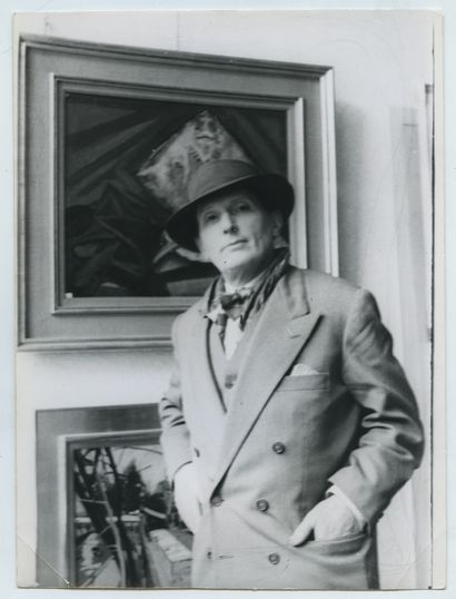 null Charles BLANC (1896-1966), peintre. Épreuve argentique d'époque, 17,5 x 13 cm....